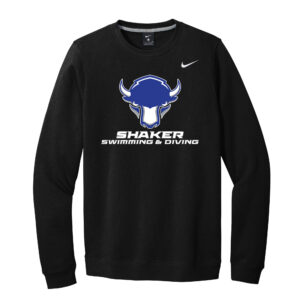 Shaker Swimming & Diving Nike Club Fleece Crewneck