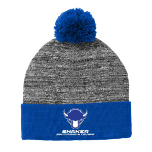 Shaker Swimming & Diving Heather Pom Pom Beanie